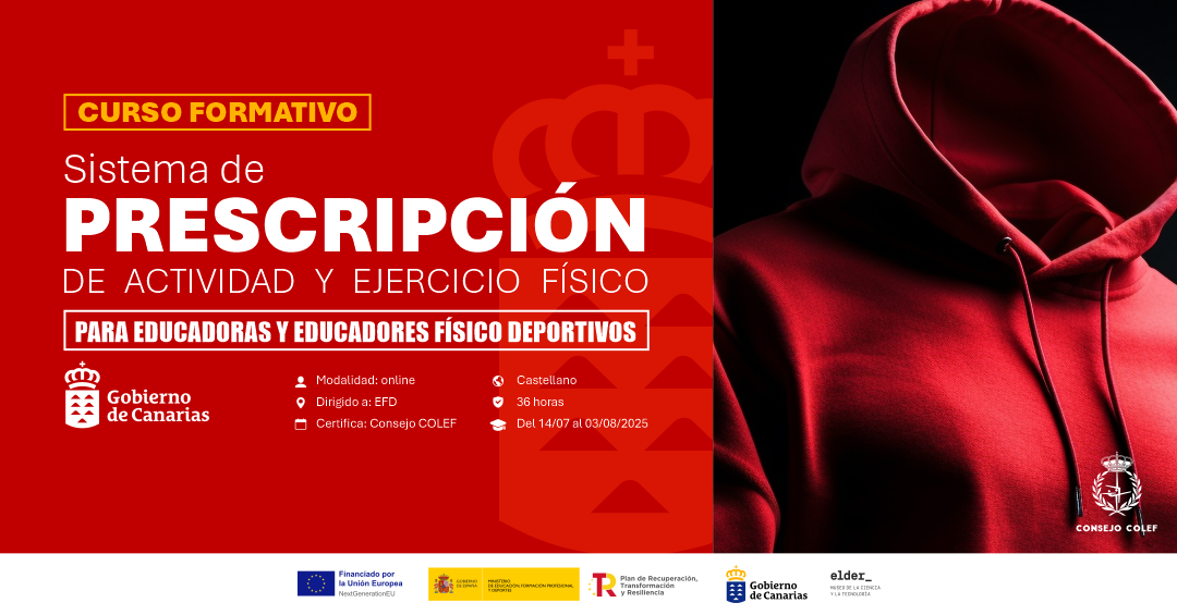 Sistema de prescripción de Actividad y Ejercicio Físico para EFD, Gobierno de Canarias